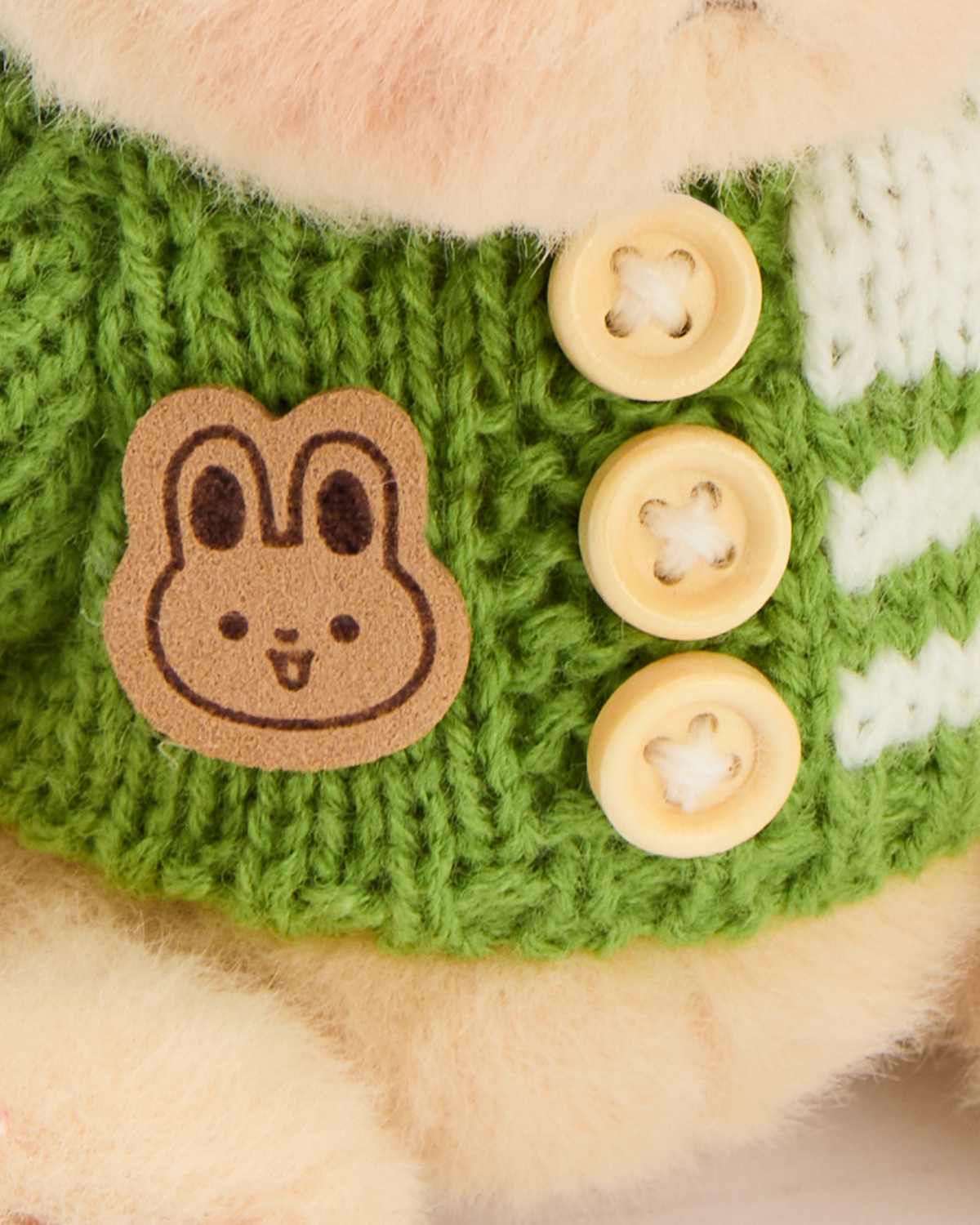 Getahug 5.9 Inches Green Sweater Brown Mini Bear Pendant Keychain Gift