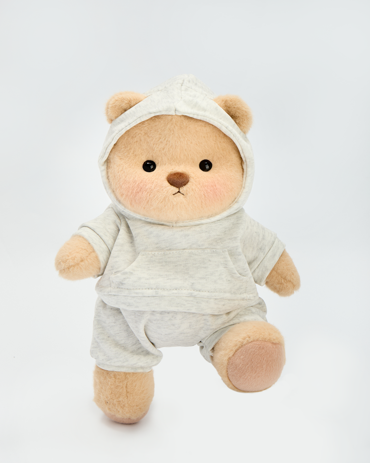 Getahug Grey Hoodie Bear | Handmade Jointed Teddy Bear Gift