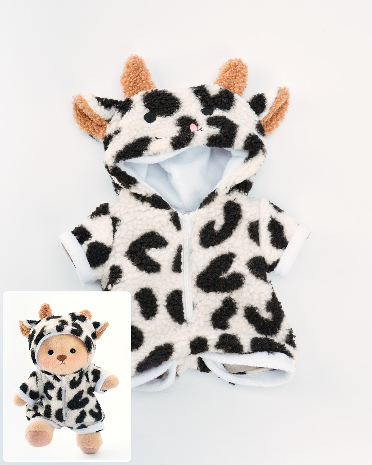 Getahug Cute🐮Cow Bear | Handmade Jointed Teddy Bear Gift