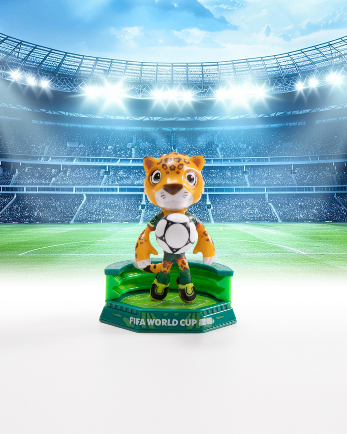 FIFA World Cup 2026 Official Mascot Figurine Set | Premium Acrylic Display Collectible Gift for Soccer Fans