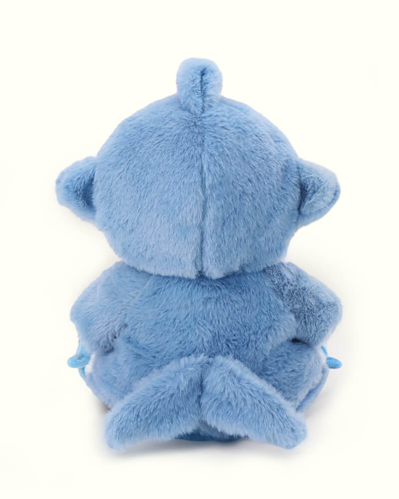 Getahug Fluffy Shark Black Bear | Handmade Jointed Teddy Bear Gift