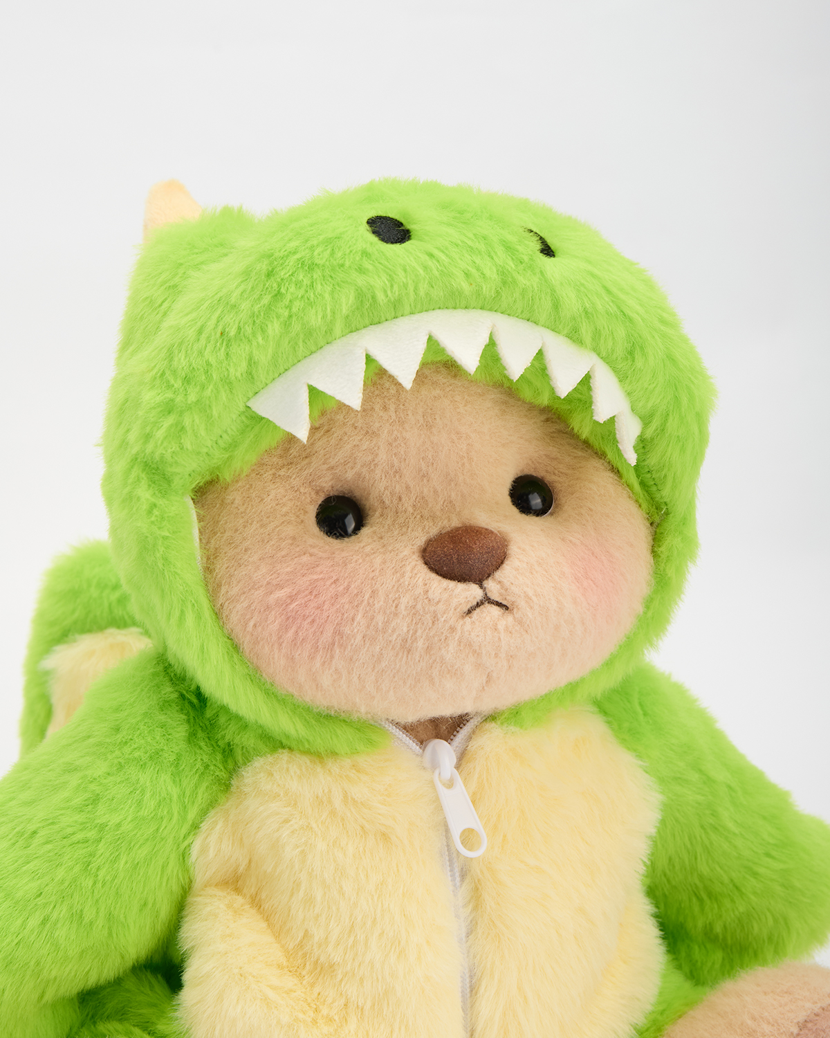 Getahug Green Pterosaur Bear | Handmade Jointed Stuffed Animal Gift