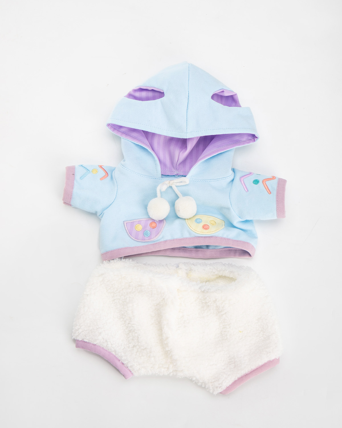 Getahug Blue Easter Egg Hoodie Blue Bear | Handmade Jointed Teddy Bear Gift