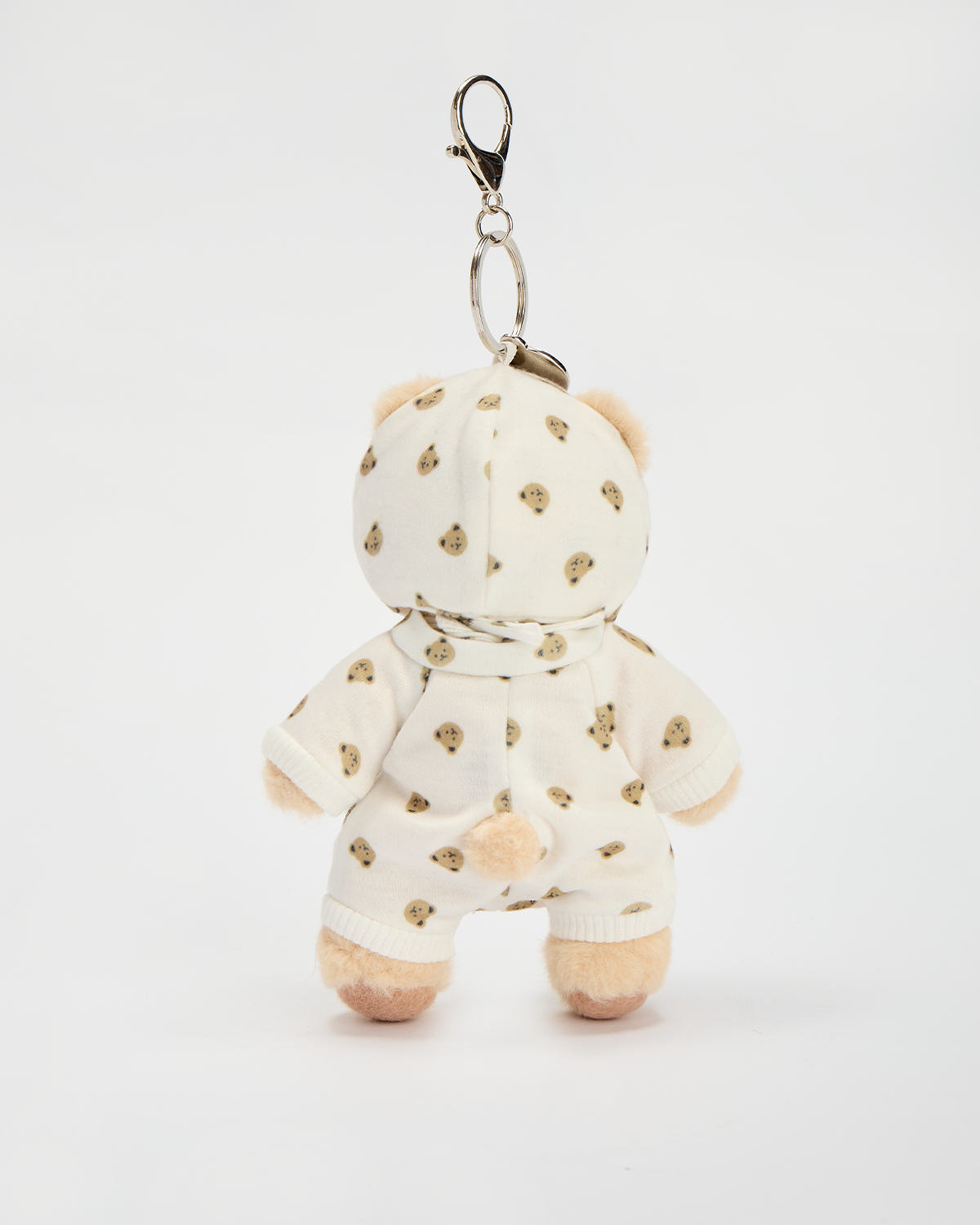 Getahug 5.9 Inches Pajamas Brown Mini Bear Bag Charm Keychains Gift