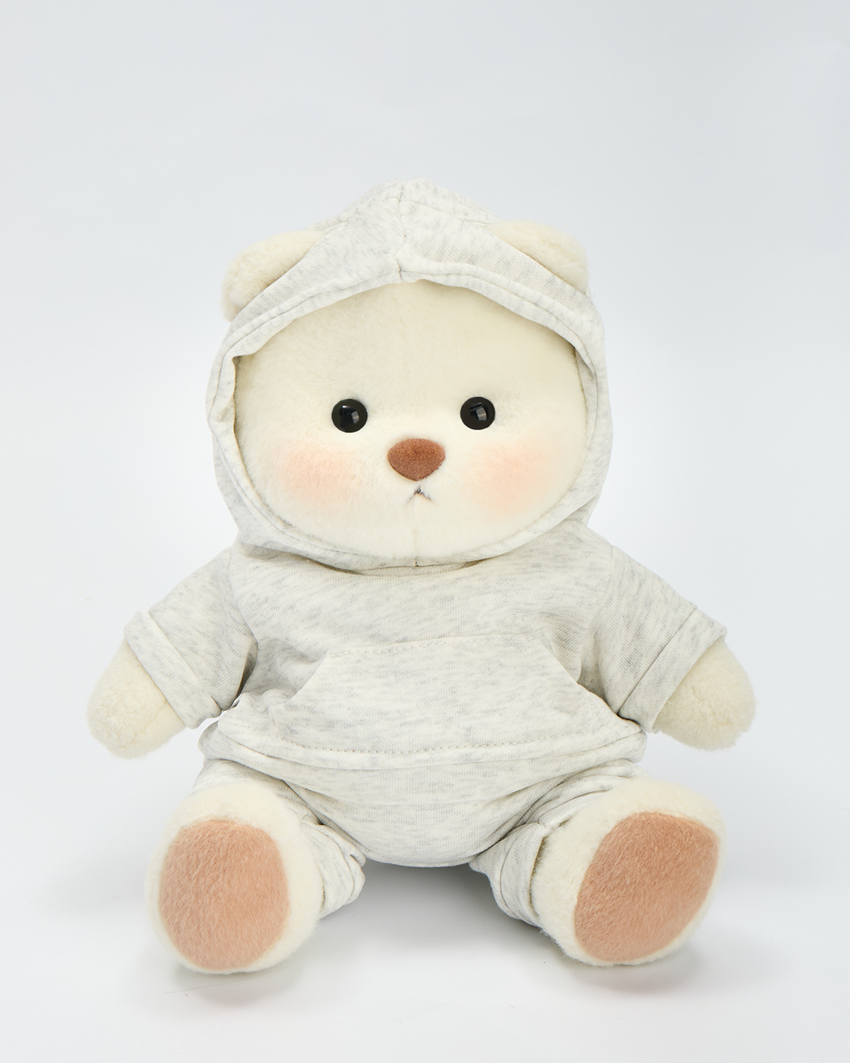 Getahug Grey Hoodie Bear | Handmade Jointed Teddy Bear Gift