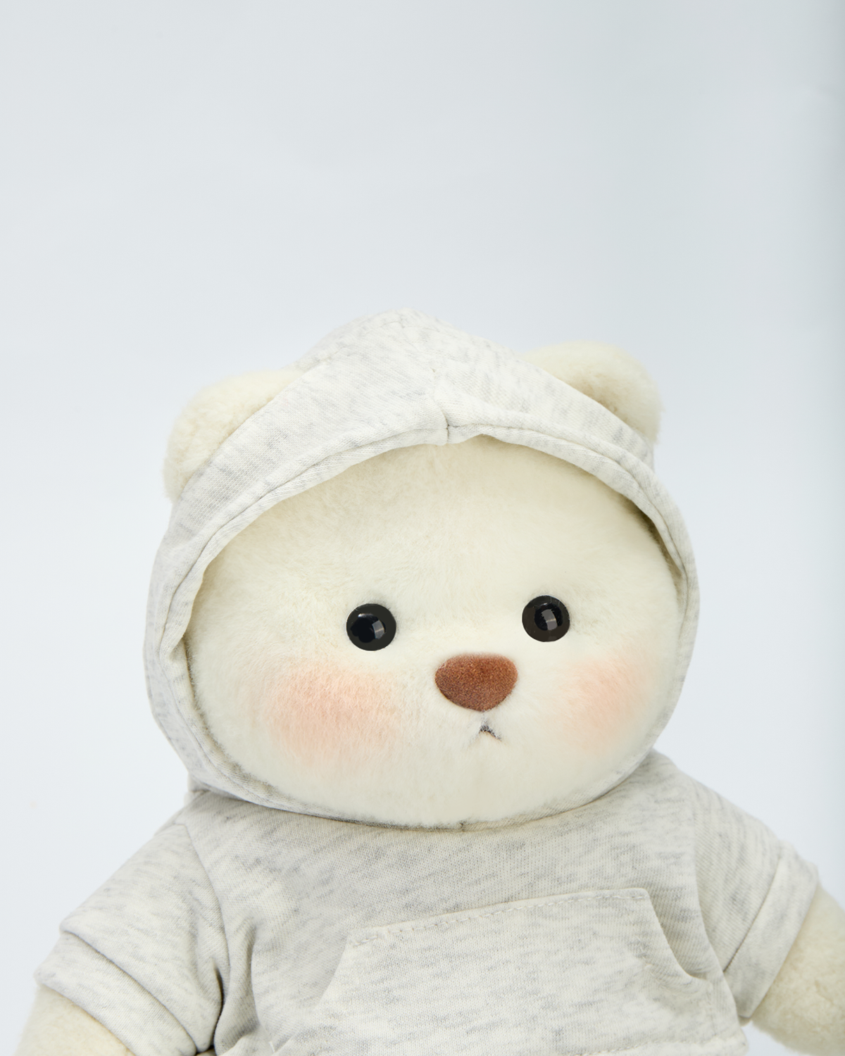 Getahug Grey Hoodie Bear | Handmade Jointed Teddy Bear Gift