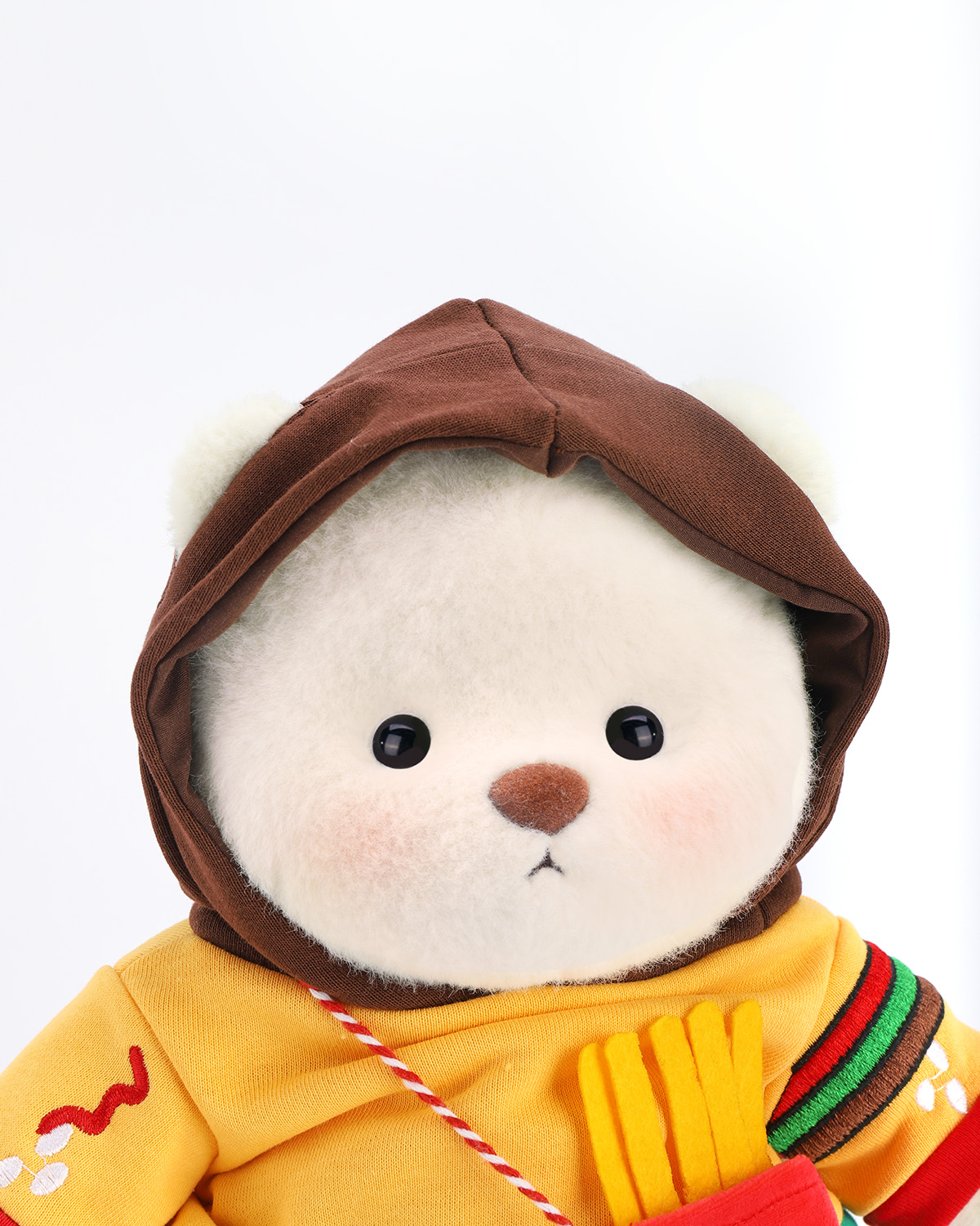 Getahug 🍔Hamburger Hoodie Bear | Handmade Jointed Teddy Bear Gift