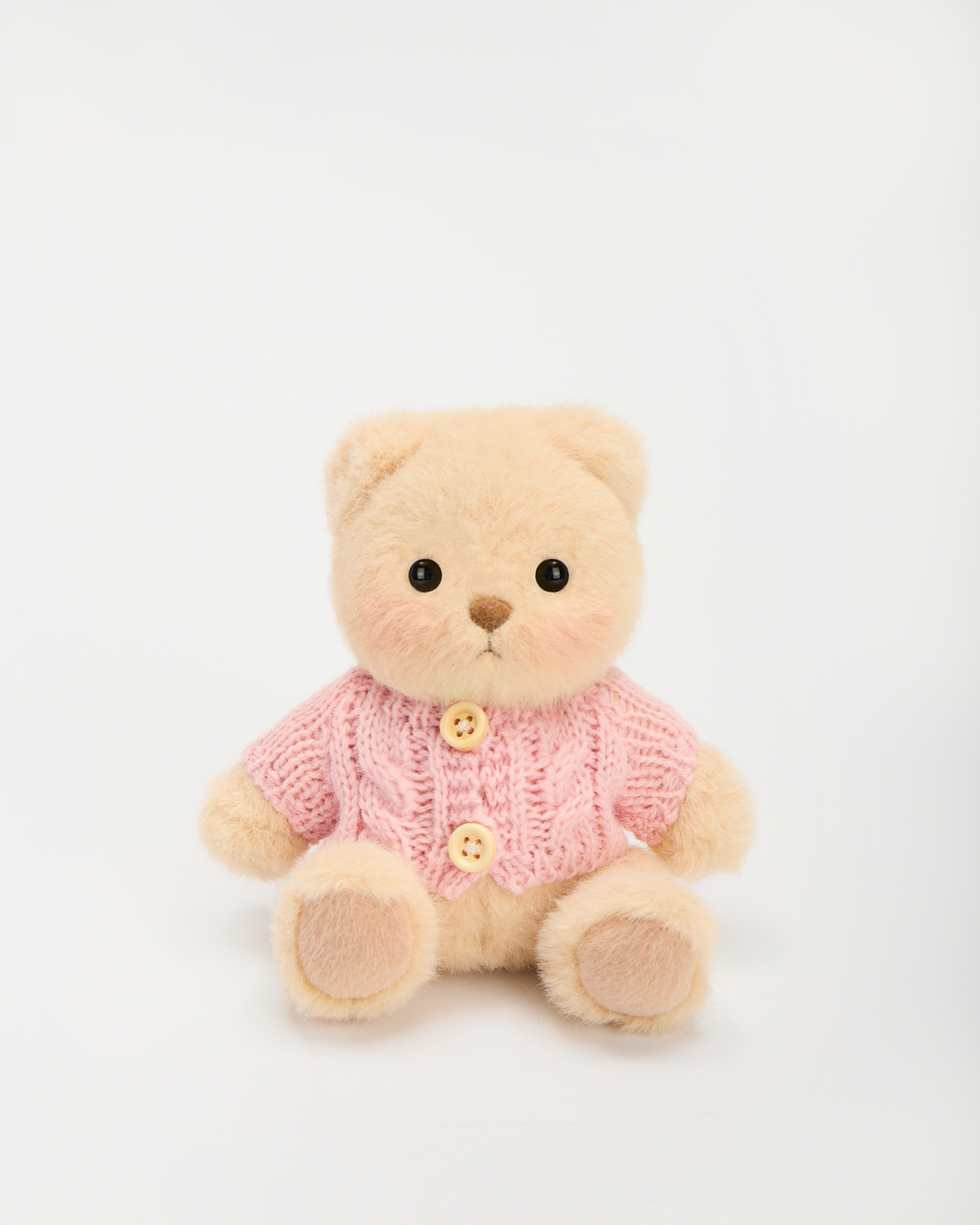 Getahug 5.9 Inches Pink Sweater Brown Mini Bear Pendant Keychain Gift