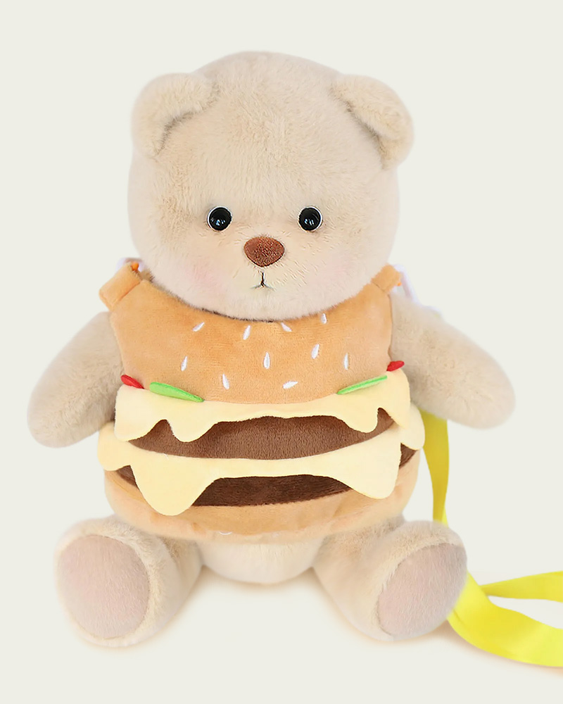 Bear best sale hamburger plush