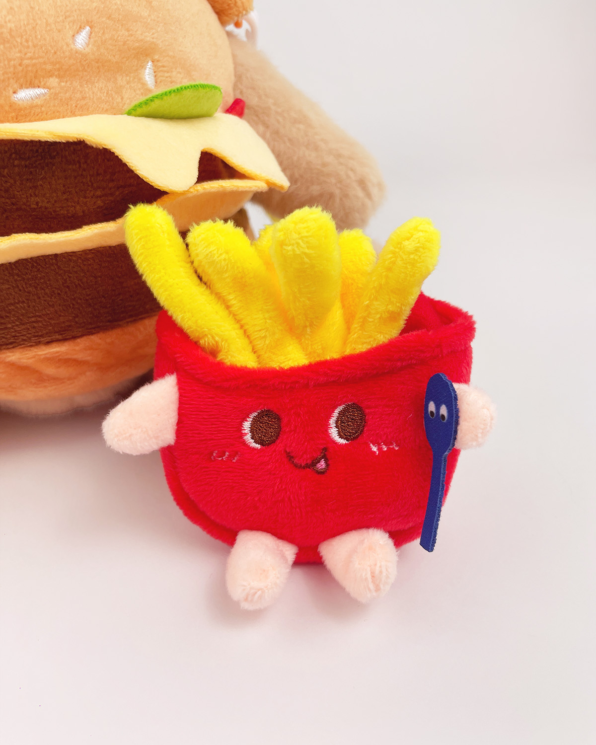French Fries Plush Toy Keychain