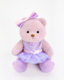 Purple Bear With Outfit