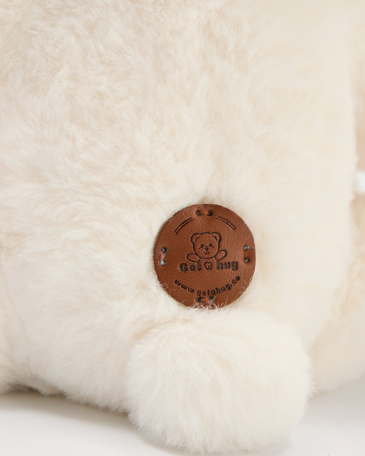 Getahug The White Bunny | Handmade Jointed Stuffed Animal Gift