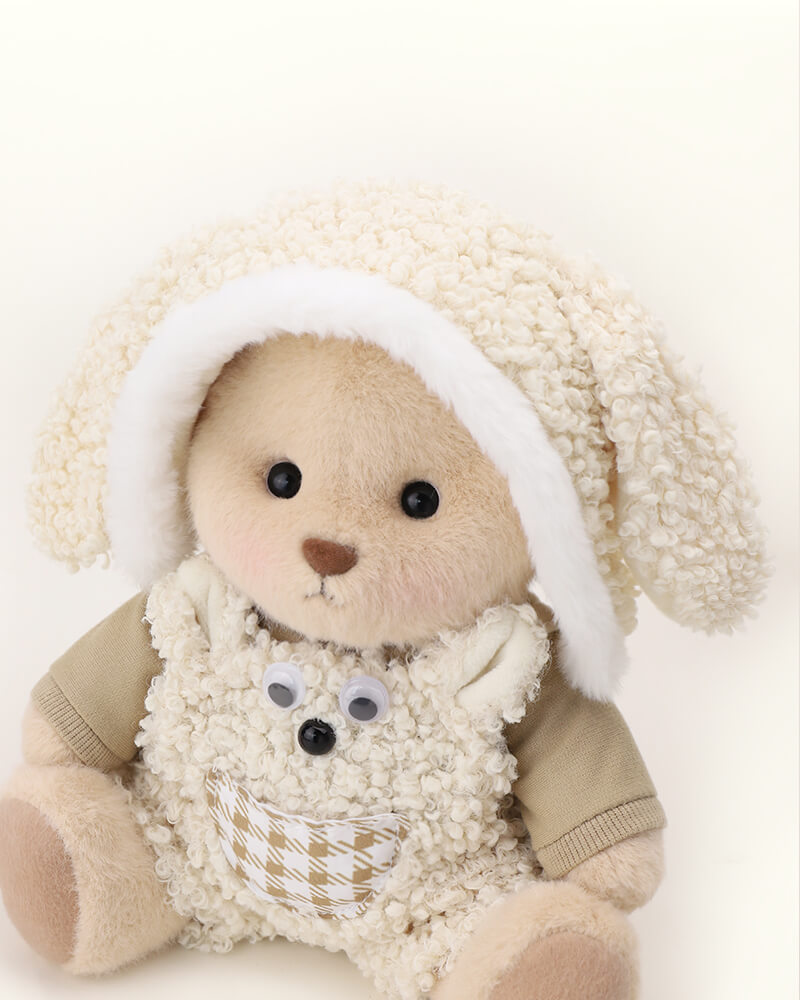 Long Ears Easter Bunny Bear Suit | Handmade Jointed Teddy Bear Gifts