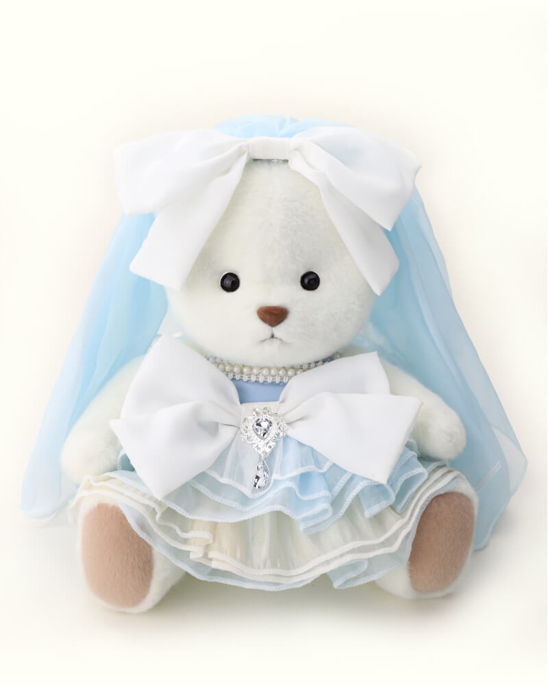 Getahug The Blue Ocean Heart Bear | Handmade Jointed Teddy Bear Gift
