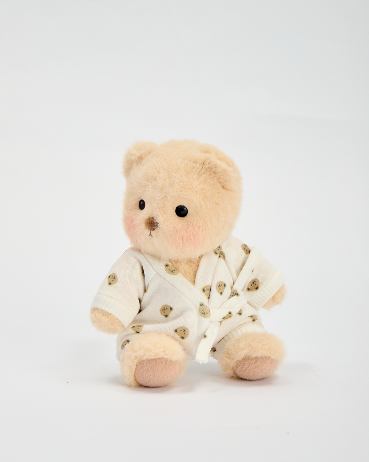 Getahug 5.9 Inches Pajamas Brown Mini Bear Bag Charm Keychains Gift