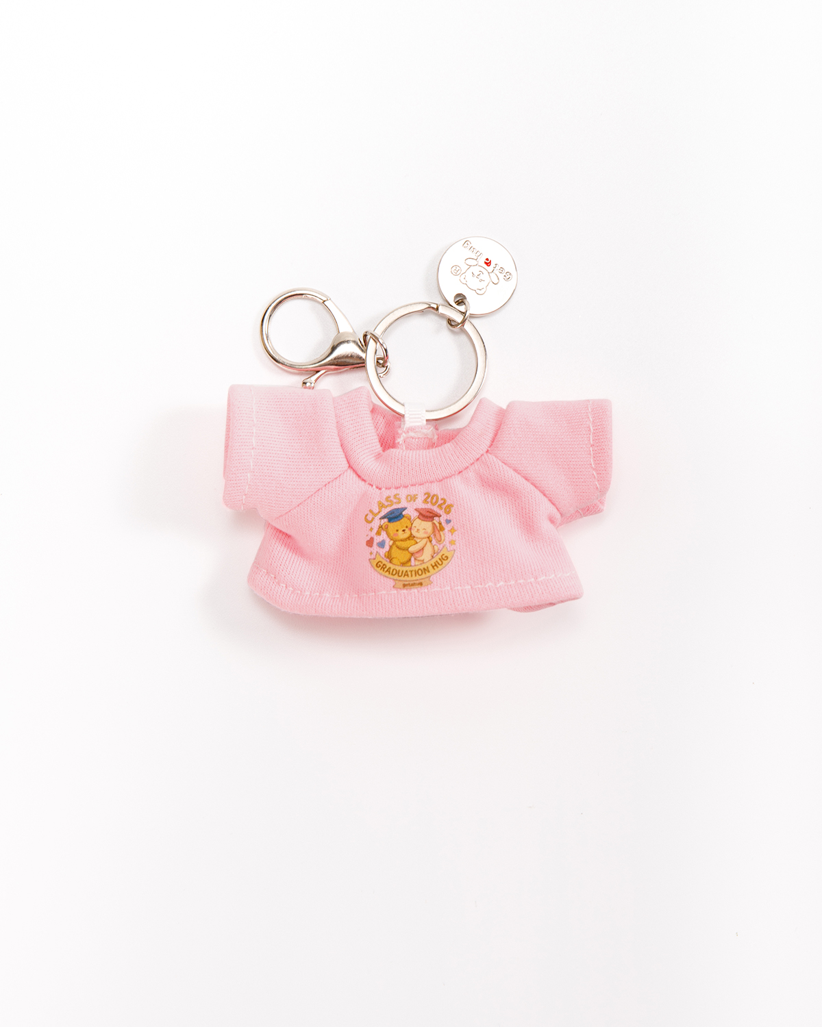 Getahug Class of 2026 Graduation Mini Bunny Keychain | 5.9 Inches Plush Bag Charm Gift