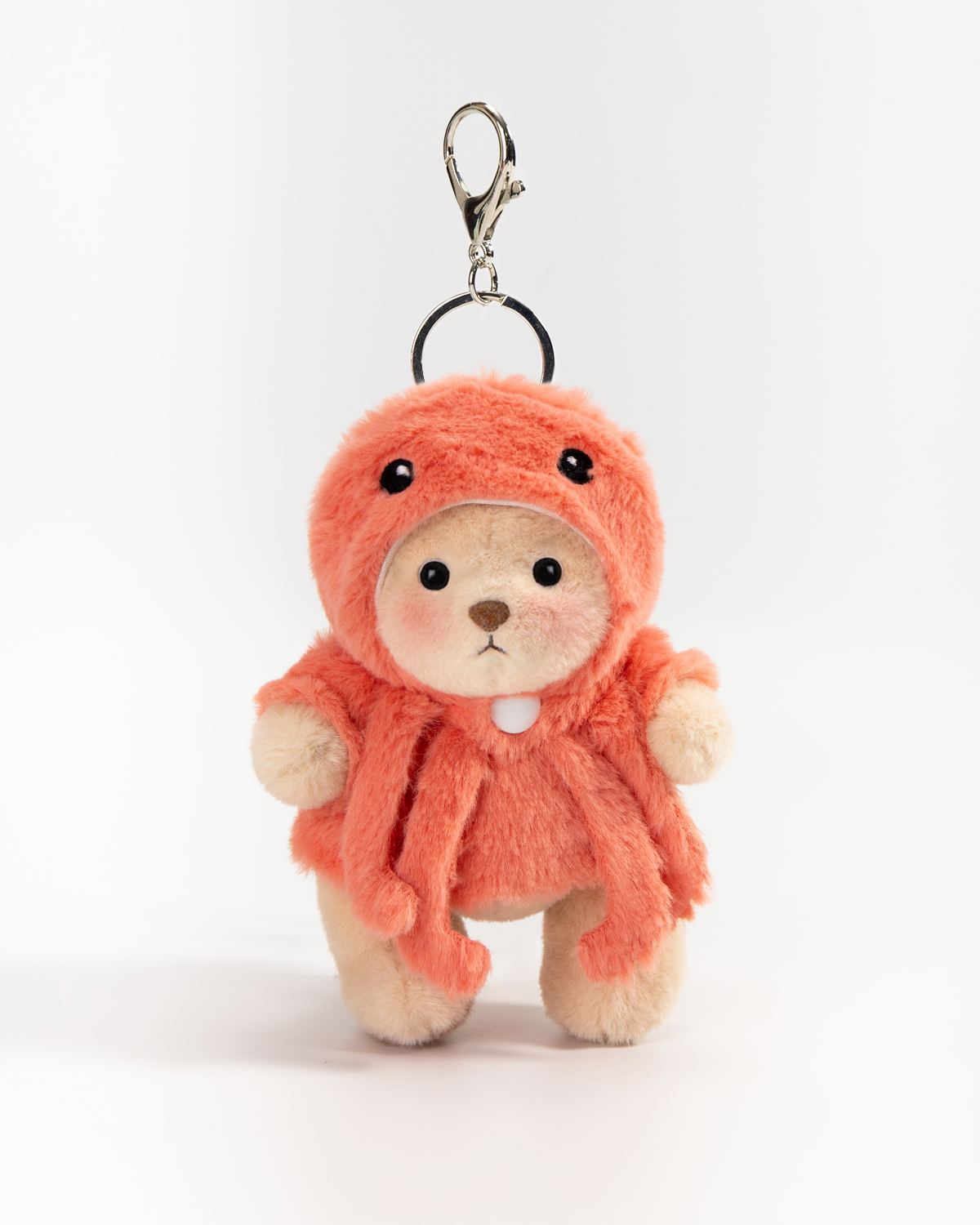 Getahug Octopus Mini Bear Keychain | 5.9 Inches Plush Bag Charm Stuffed Animal Gift