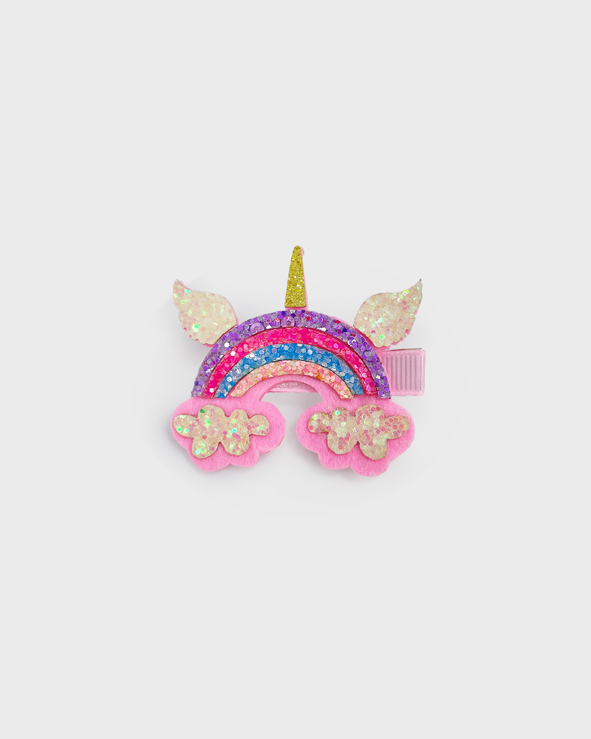 Shiny Unicorn Rainbow Clip | Teddy Bear Clothes
