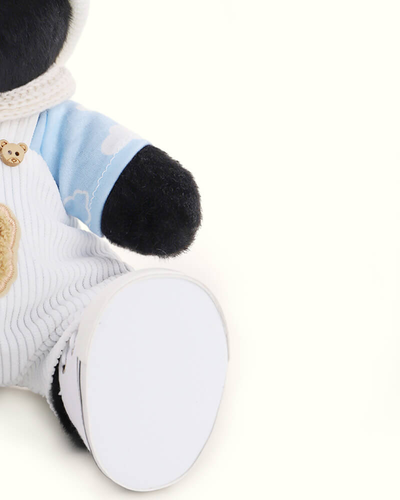 Getahug The Cool Black Bear | Handmade Jointed Teddy Bear Gift