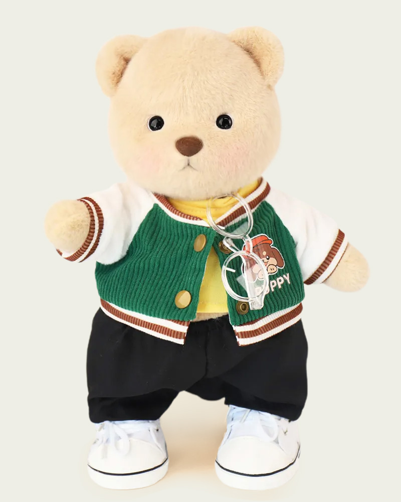 Green Jacket Bear Gift Set | Handmade Teddy Bear Gifts