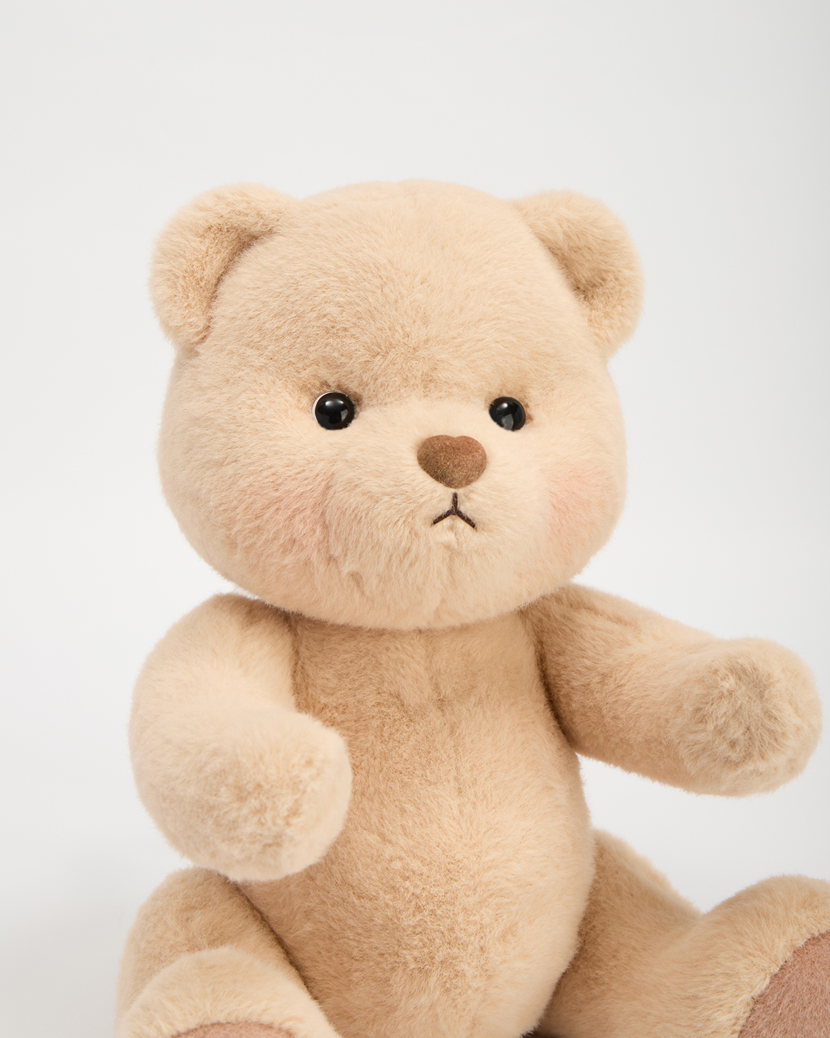 Getahug Brown Teddy Bear with Magnetic Hands | Handmade Jointed Stuffed Animal Gift