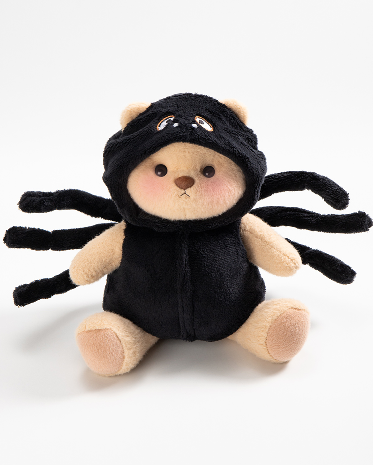Getahug Halloween Black Spider Bear | Handmade Jointed Teddy Bear Stuffed Animal Gift