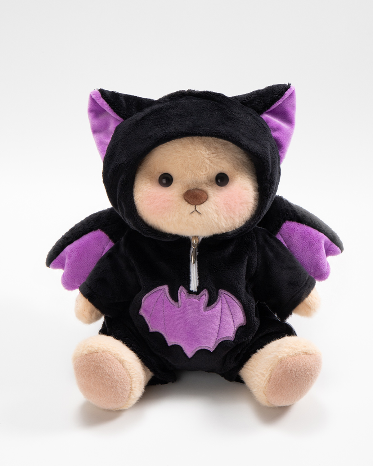 Getahug Halloween Midnight Bat Bear | Handmade Jointed Teddy Bear Stuffed Animal Gift