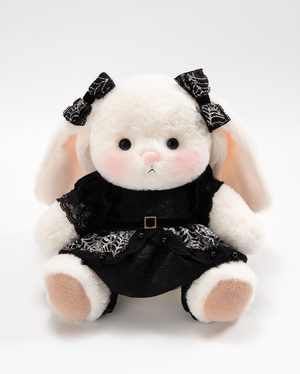Halloween Spiderweb Lace Dress Set (Outfit Only) | 12 Inches Teddy Bear Doll Clothes