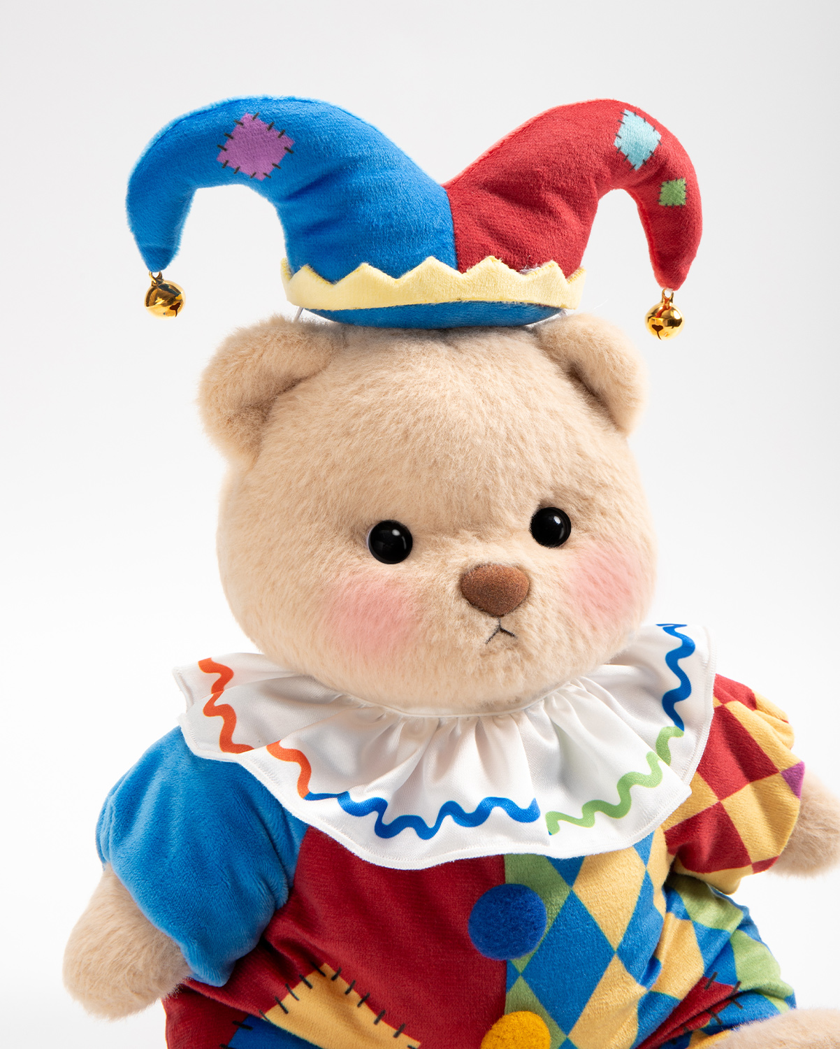 Getahug Halloween Jolly Clown Bear | Handmade Jointed Teddy Bear Stuffed Animal Gift