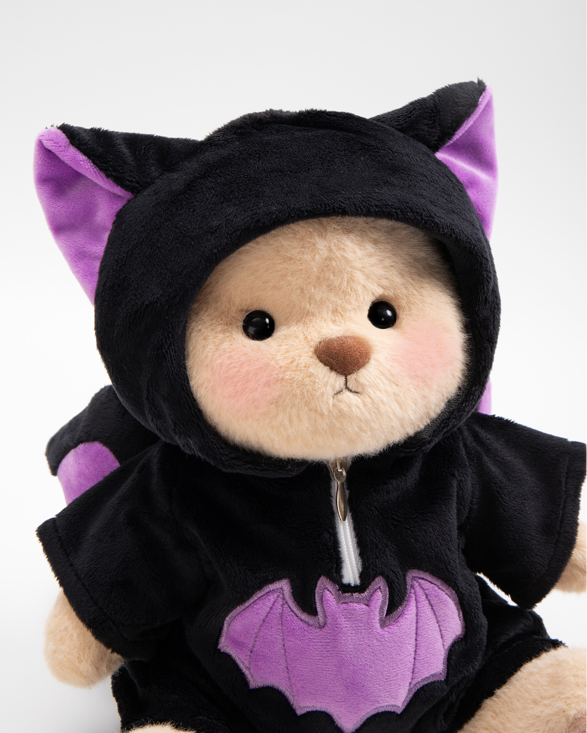 Getahug Halloween Midnight Bat Bear | Handmade Jointed Teddy Bear Stuffed Animal Gift
