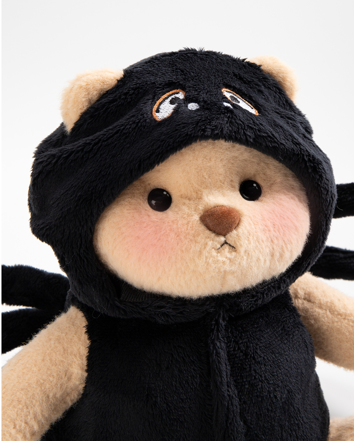 Getahug Halloween Black Spider Bear | Handmade Jointed Teddy Bear Stuffed Animal Gift
