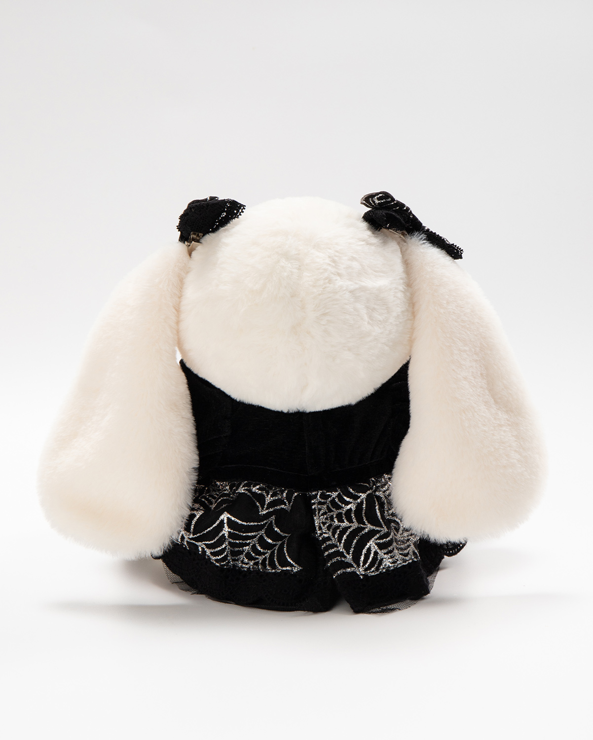 Getahug Halloween Spiderweb Lace Dress Bunny Plush | Handmade Jointed Stuffed Animal Gift