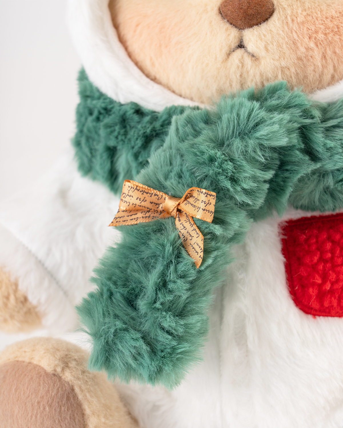 Getahug Christmas Snowman Bear | Handmade Jointed Teddy Bear