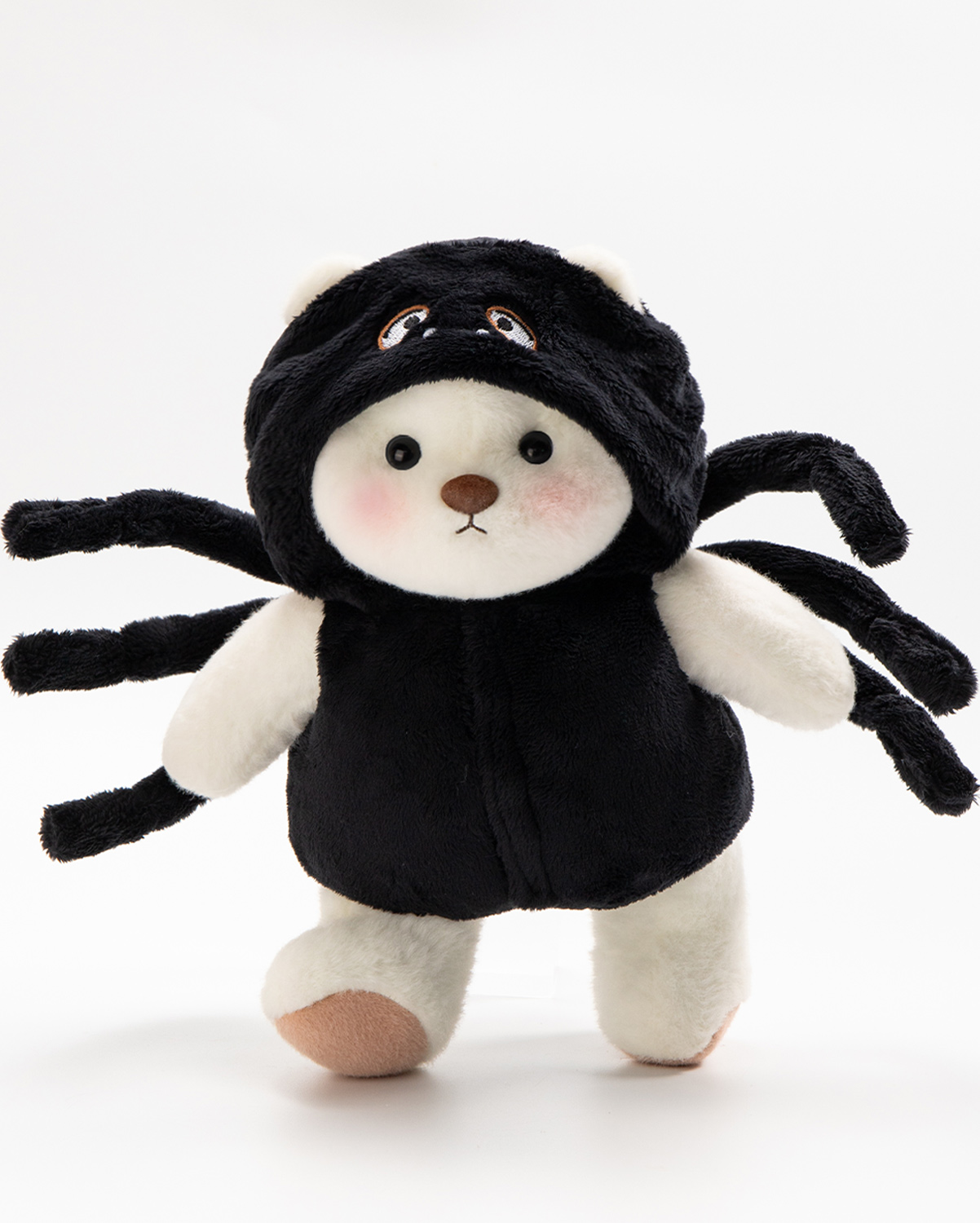 Getahug Halloween Black Spider Bear | Handmade Jointed Teddy Bear Stuffed Animal Gift