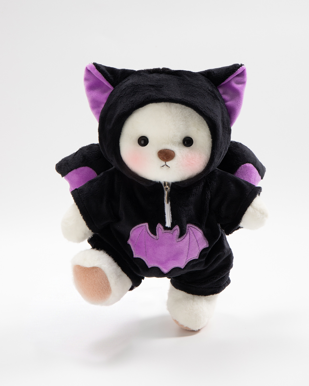 Getahug Halloween Midnight Bat Bear | Handmade Jointed Teddy Bear Stuffed Animal Gift
