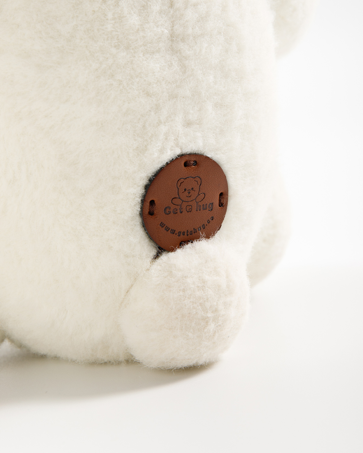Getahug Winter The White Jointed Teddy Bear | Handmade Stuffed Animal Gift