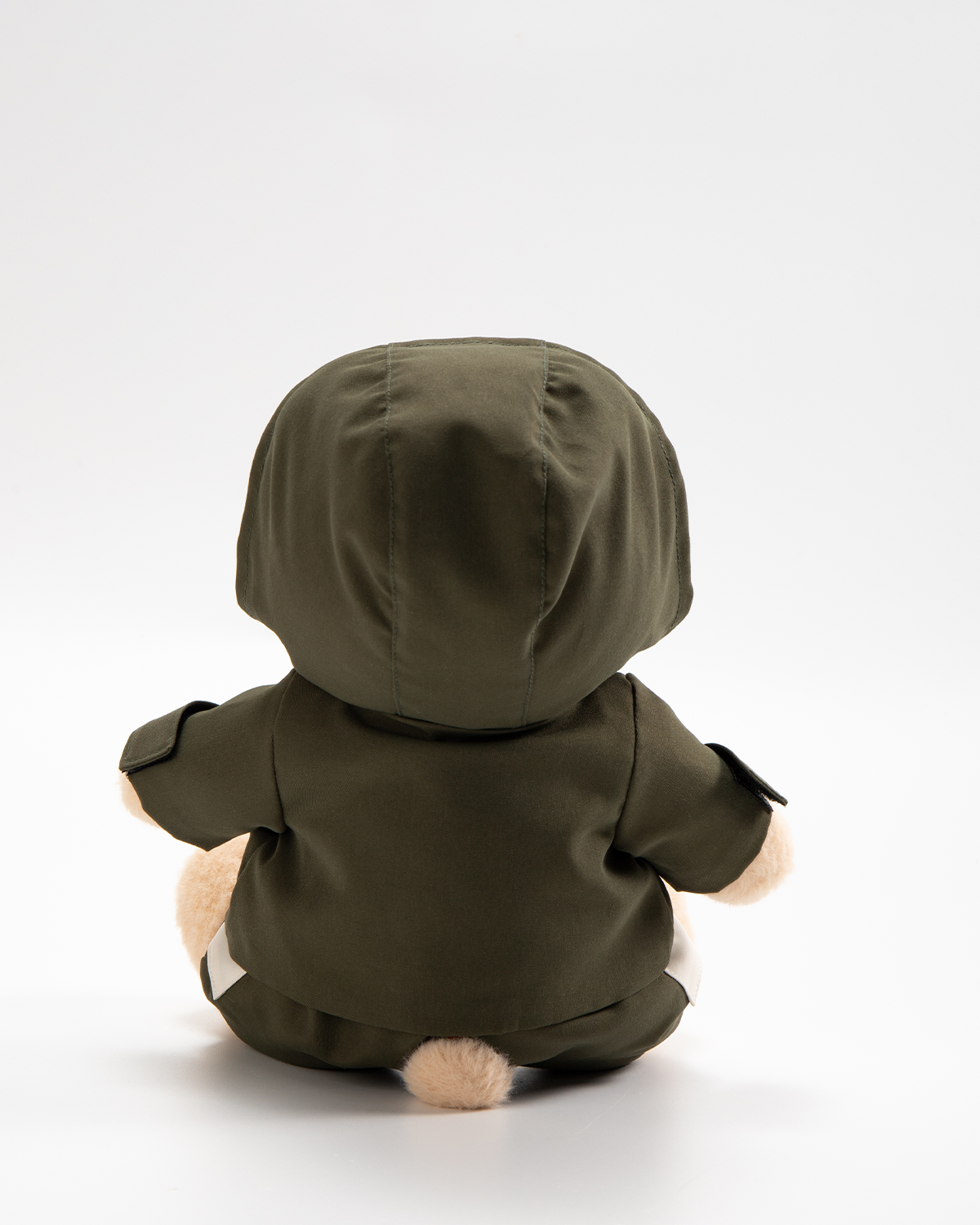 Getahug Green Waterproof Jacket Bear | Handmade Jointed Teddy Bear Stuffed Animal Gift