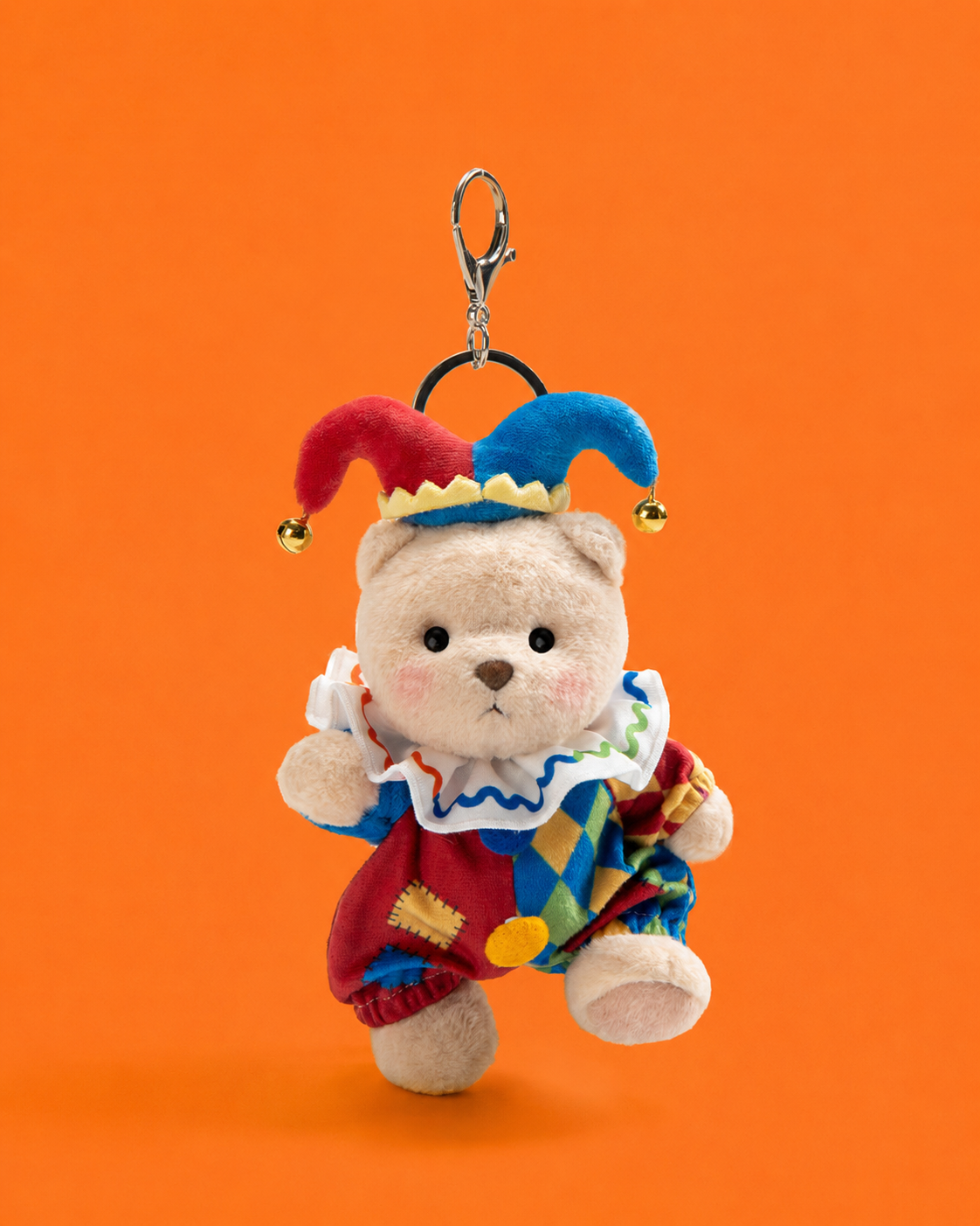 Halloween Clown Bag Charm Keychains (Outfit Only) | 5.9 Inches Mini Teddy Bear Clothes (Pre-sale)
