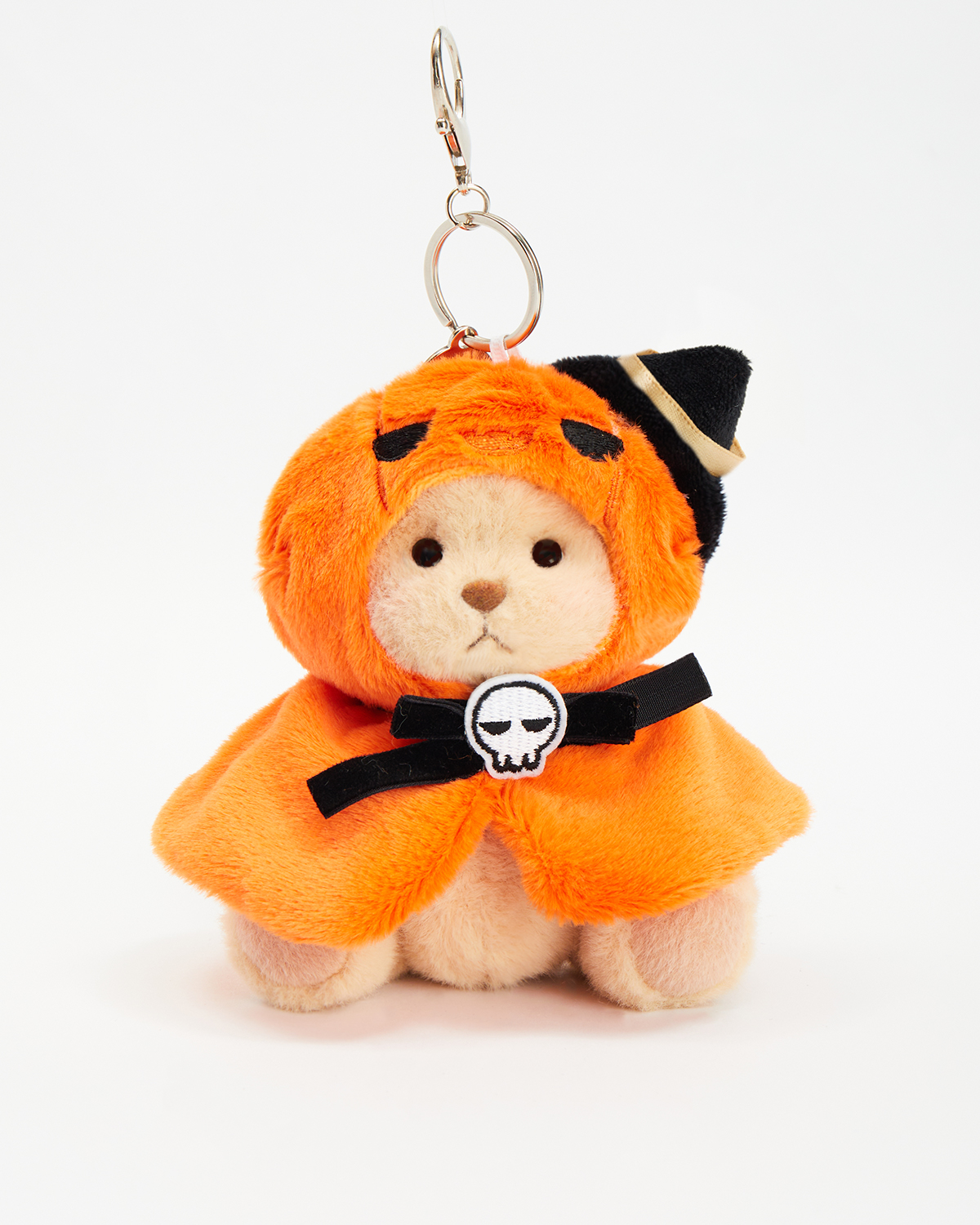 Getahug Pumpkin Cape Mini Bear | 5.9 Inches Stuffed Animal Bag Charm Keychains Halloween Gift