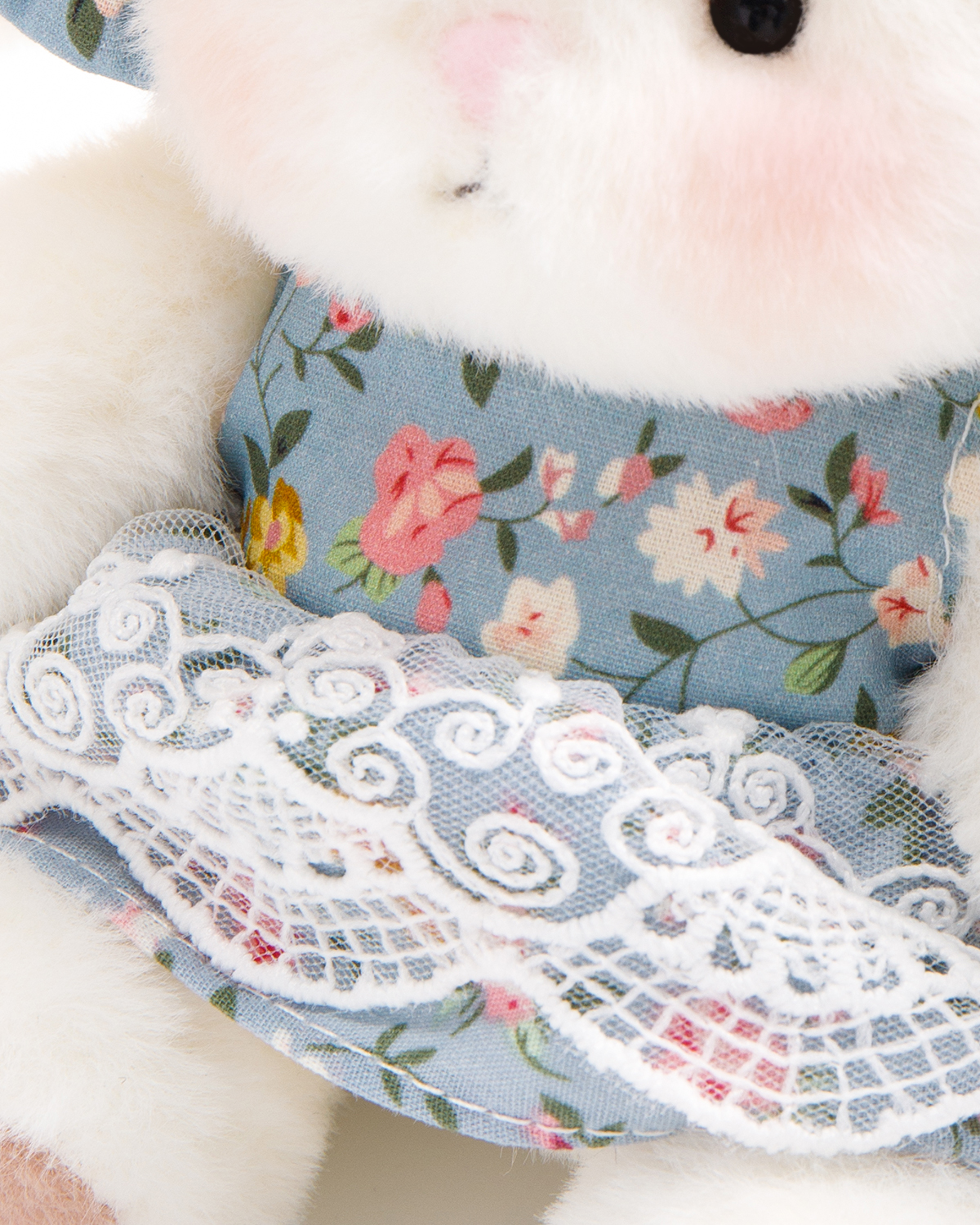 Getahug Bluebell Dress Mini Bunny Bag Charm | 5.9 Inches Soft Plush Keychains Gift