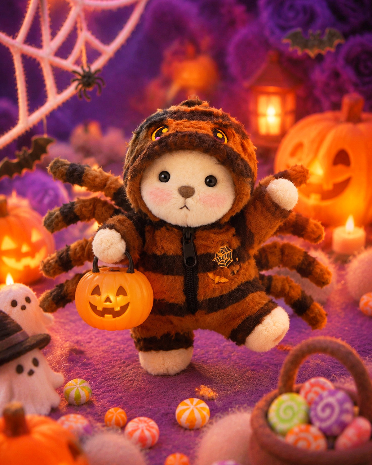 Getahug Halloween Carnival Series Mini Bear Plush Blind Box | 5.9 Inches Pendant Keychain Bag Charm Gift (Pre-sale)