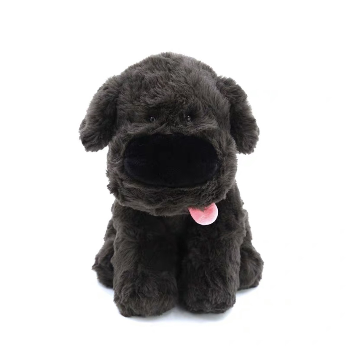 Big Nosed Puppy Friend with Retractable Tongue, Black · 9.06 Inches