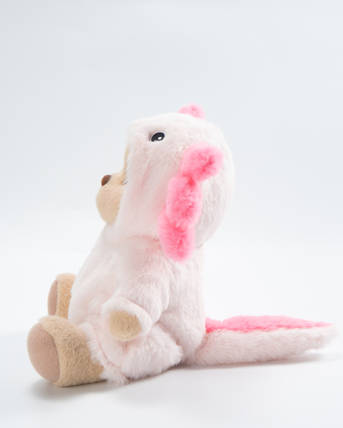 Getahug Pink Axolotl Bear | Handmade Jointed Teddy Bear Stuffed Animal Gift