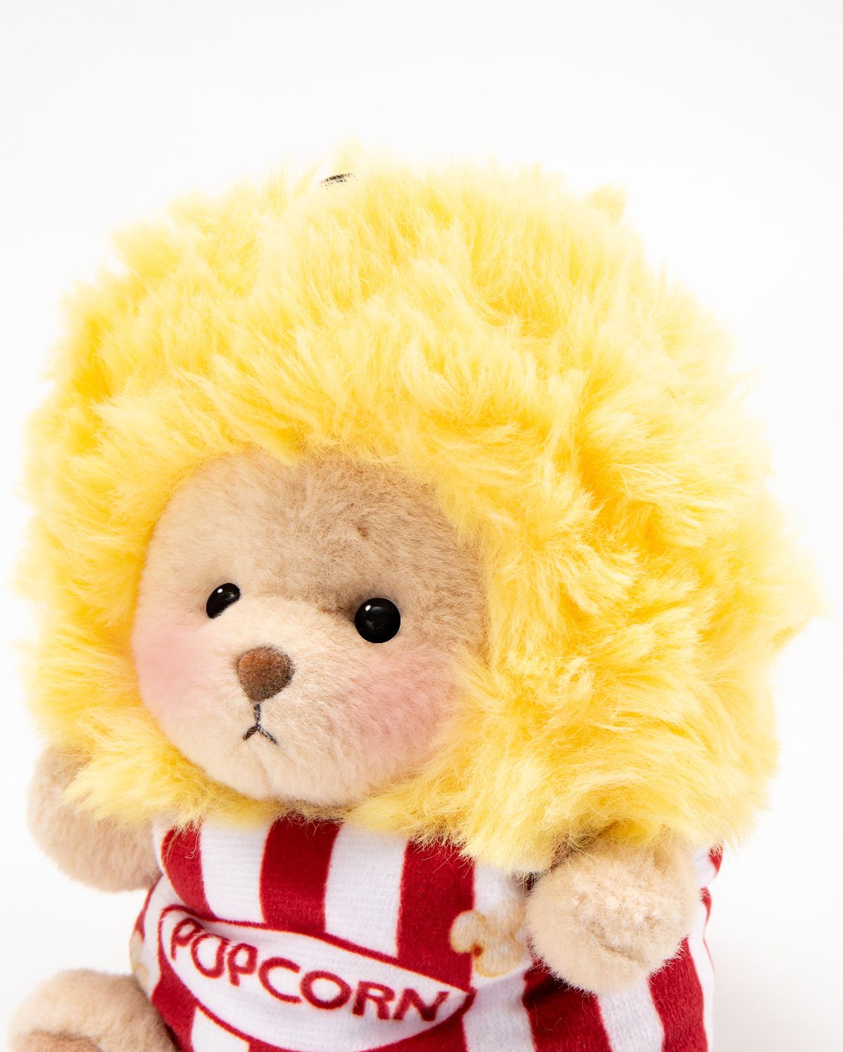 Getahug Popcorn Mini Bear Keychain | 5.9 Inches Plush Bag Charm Stuffed Animal Gift