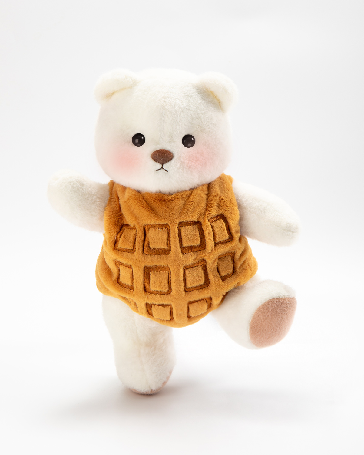 Getahug Waffle Bear | Handmade Jointed Teddy Bear Stuffed Animal Gift