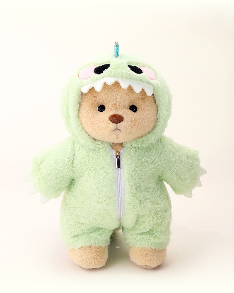 Getahug Furry Dino Bear | Handmade Jointed Teddy Bear Gift