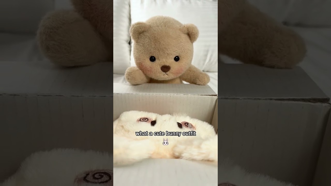 Getahug Fluffy Bunny Bear | Handmade Jointed Teddy Bear Gift