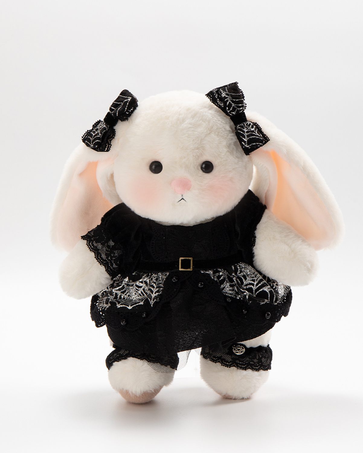 Getahug Halloween Spiderweb Lace Dress Bunny Plush | Handmade Jointed Stuffed Animal Gift (Pre-sale)