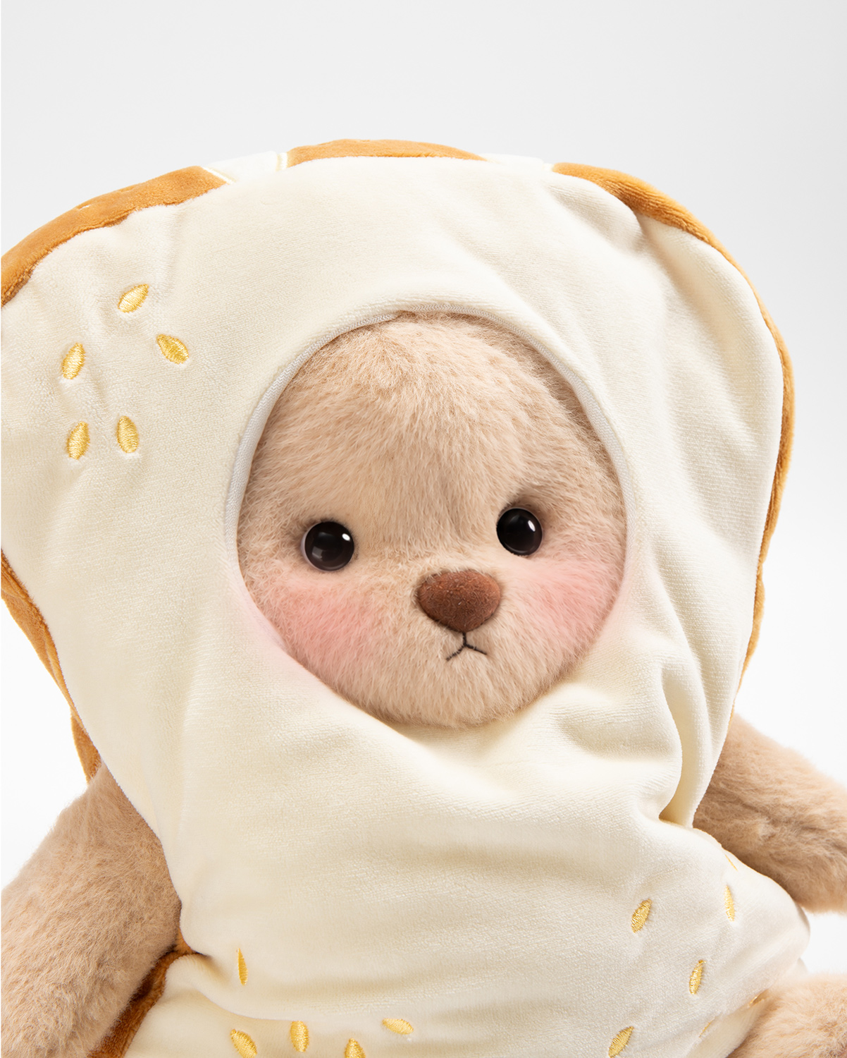 Getahug Toast Bear | Handmade Jointed Teddy Bear Stuffed Animal Gift