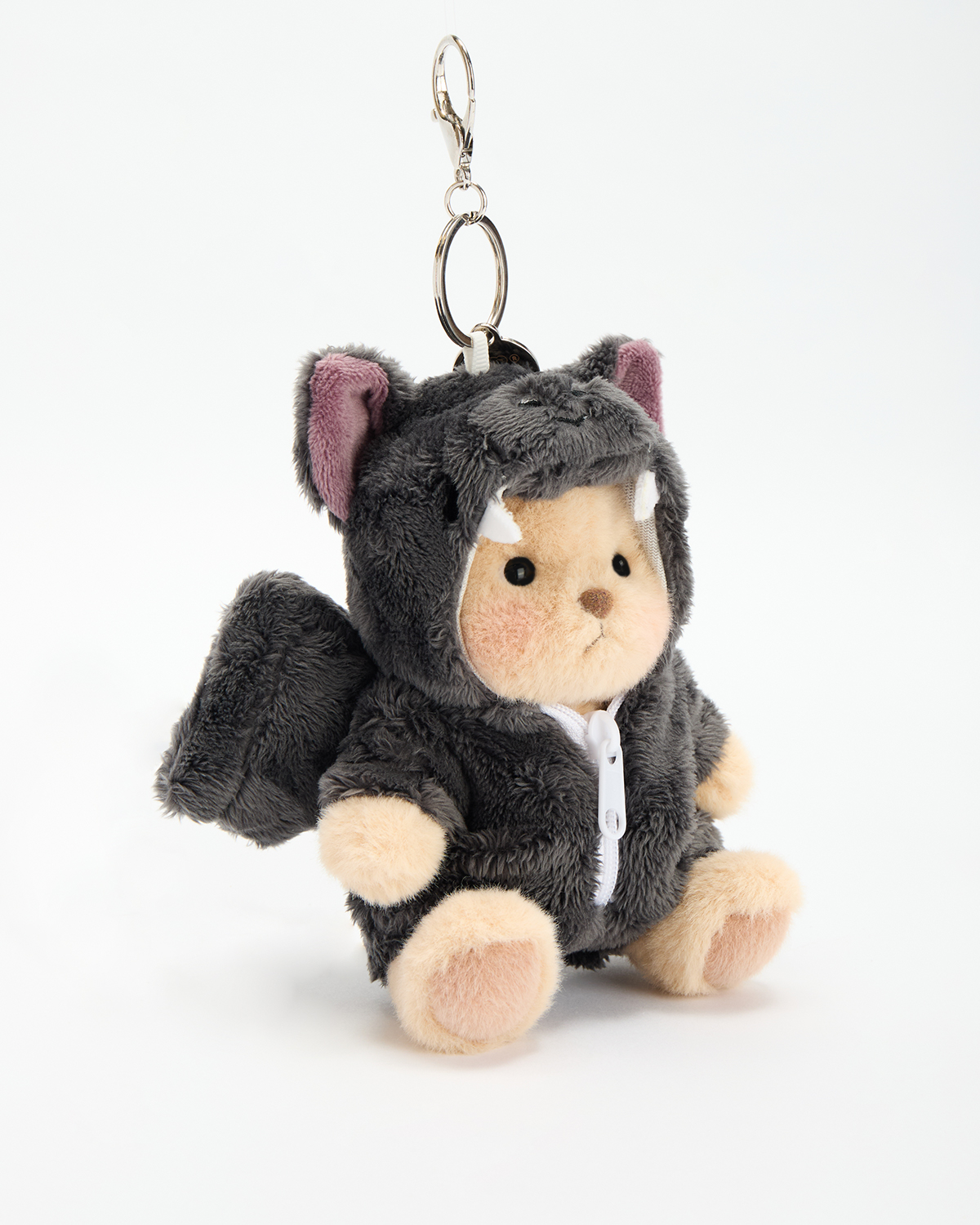 Getahug Monster Bat Mini Bear Keychain | 5.9 Inches Stuffed Animal Bag Charm Halloween Gift